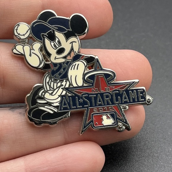 Other - Disney MLB Baseball All Star Game 2010 Mickey Mouse Lapel Hat Pin‎